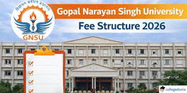 Gopal Narayan Singh University UG and PG Programs Fee Structure 2026